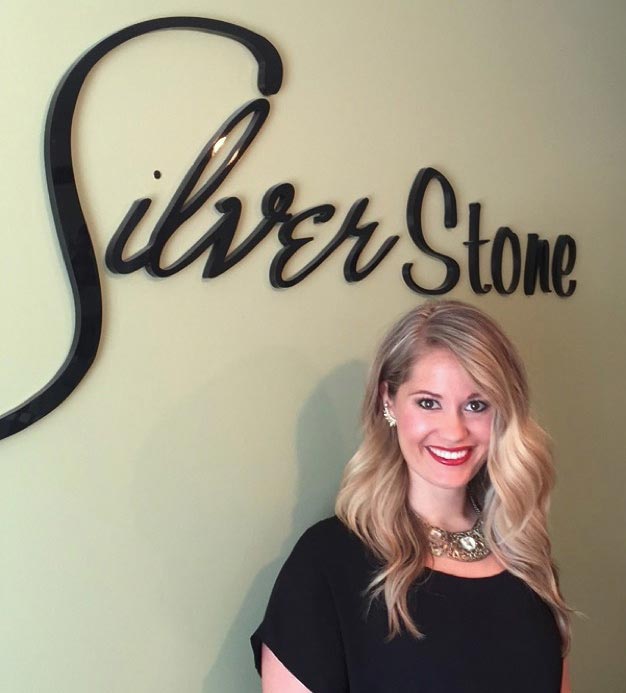 Kayla Byford, owner of Silver Stone Salon and Spa, an Aveda Concept salon in Hartselle, Alabama.