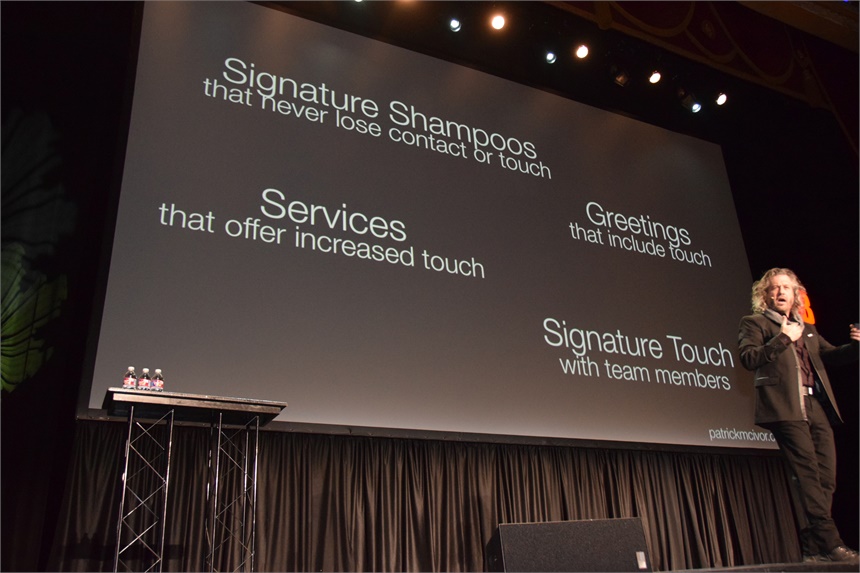 Patrick McIvor emphasizes the power of healing touch.