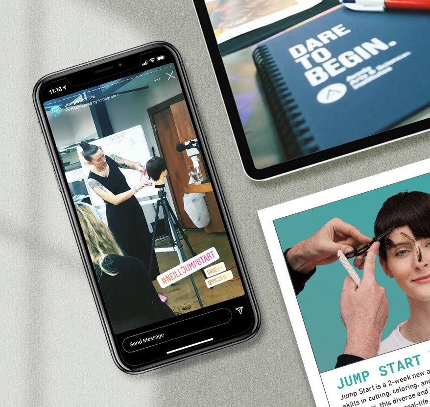 Source: Brandie Devillier Instagram story “JumpStart”